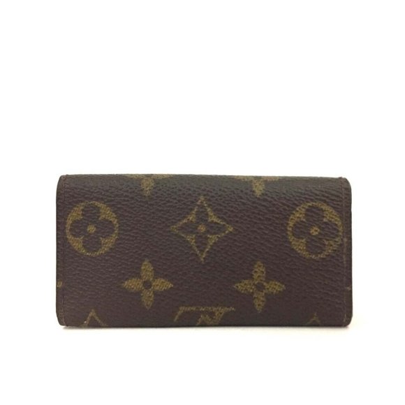 964116O Louis Vuitton Key Case Multicles 4 Ring Brown Monogram - Picture 4 of 9
